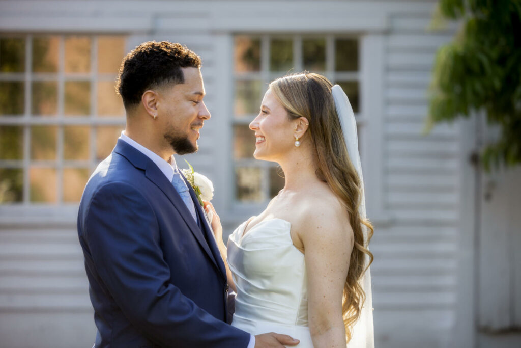 Couple getting married at their first look